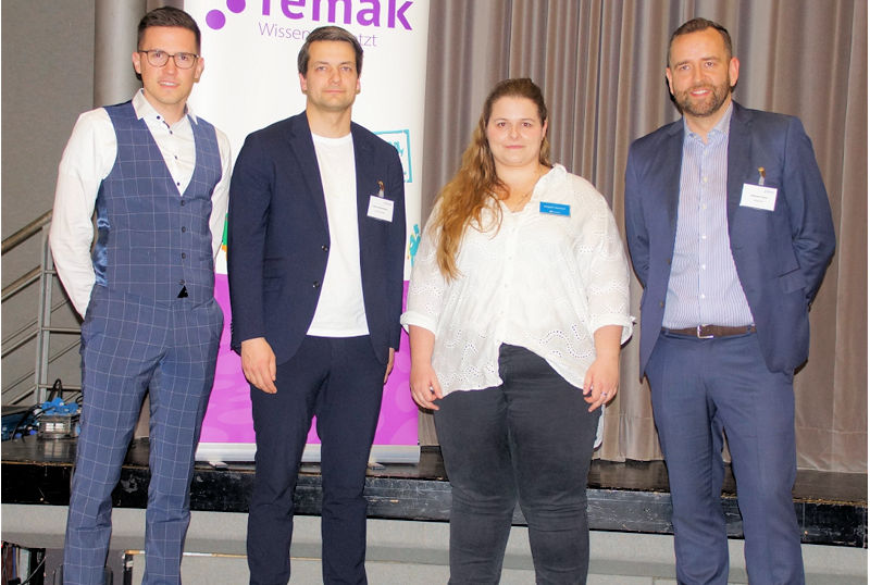 Gruppenbild: Teilnehmer des #HealthPitch – der 3. femak Start-up Wettbewerb 2023 in Rotenburg a. d. Fulda