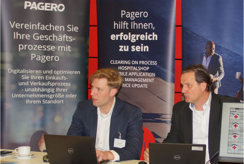Messestand des Fördermitglieds PAGERO